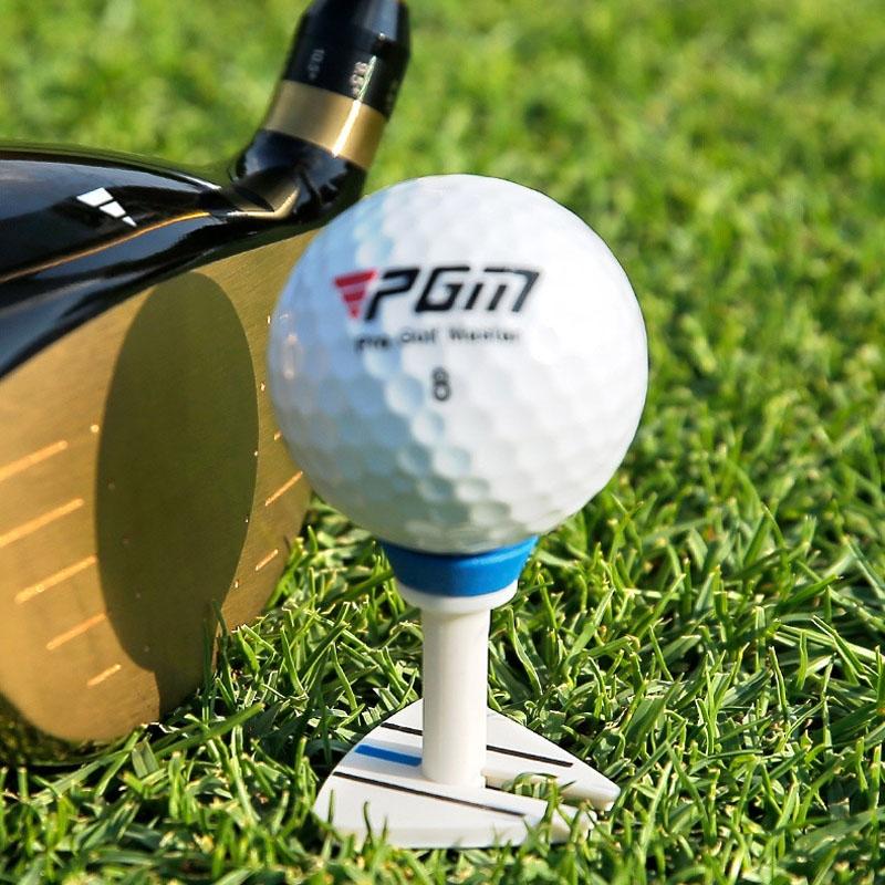 Adjustable Golf Tee Set - 4pcs / Box - 77mm Length - Aiming Assist