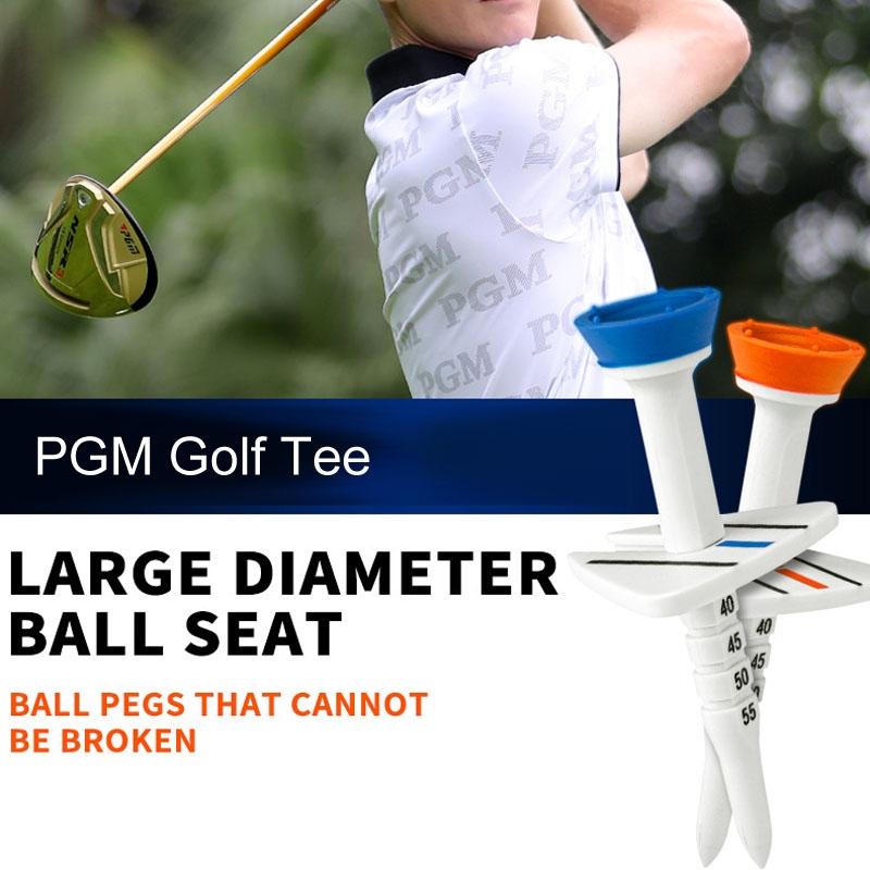 Adjustable Golf Tee Set - 4pcs / Box - 77mm Length - Aiming Assist