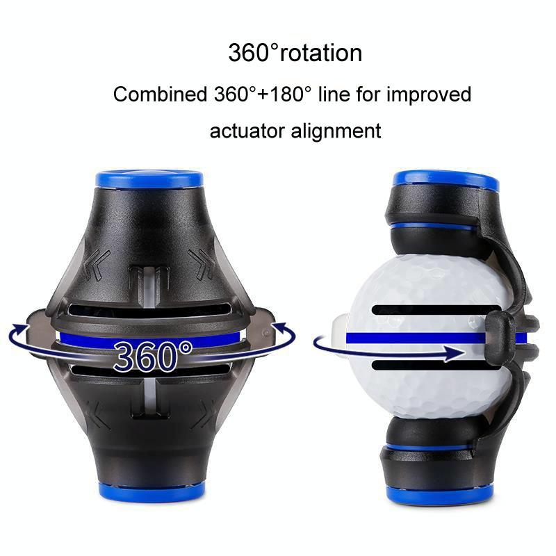 360-degree Rotatable Golf Ball Scriber with 2 Pens - Draw Five Lines