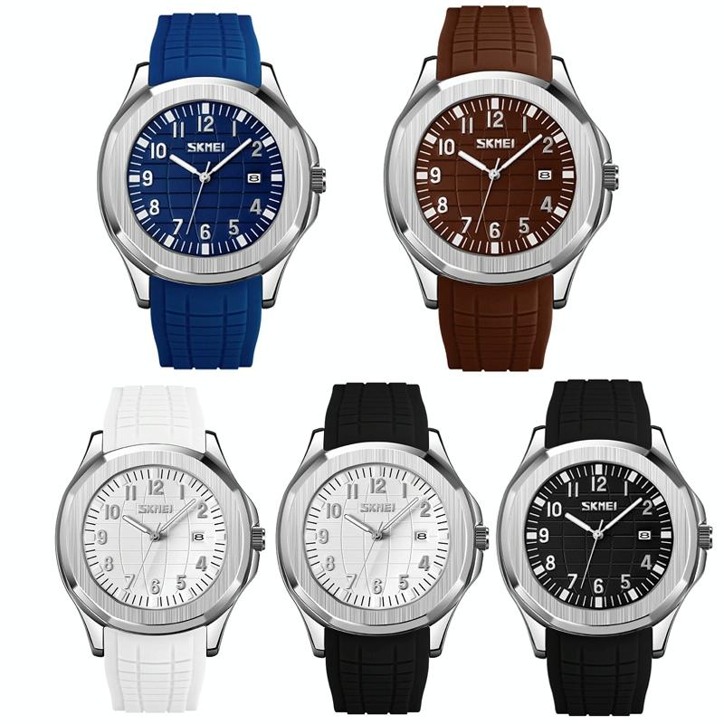 Waterproof Men Multifunctional Outdoor Watch - White
