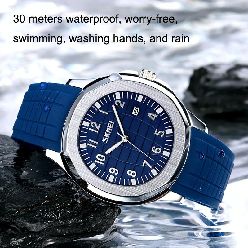 Waterproof Men Multifunctional Outdoor Watch - White
