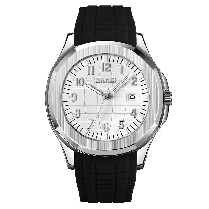 Waterproof Men Multifunctional Outdoor Watch - White