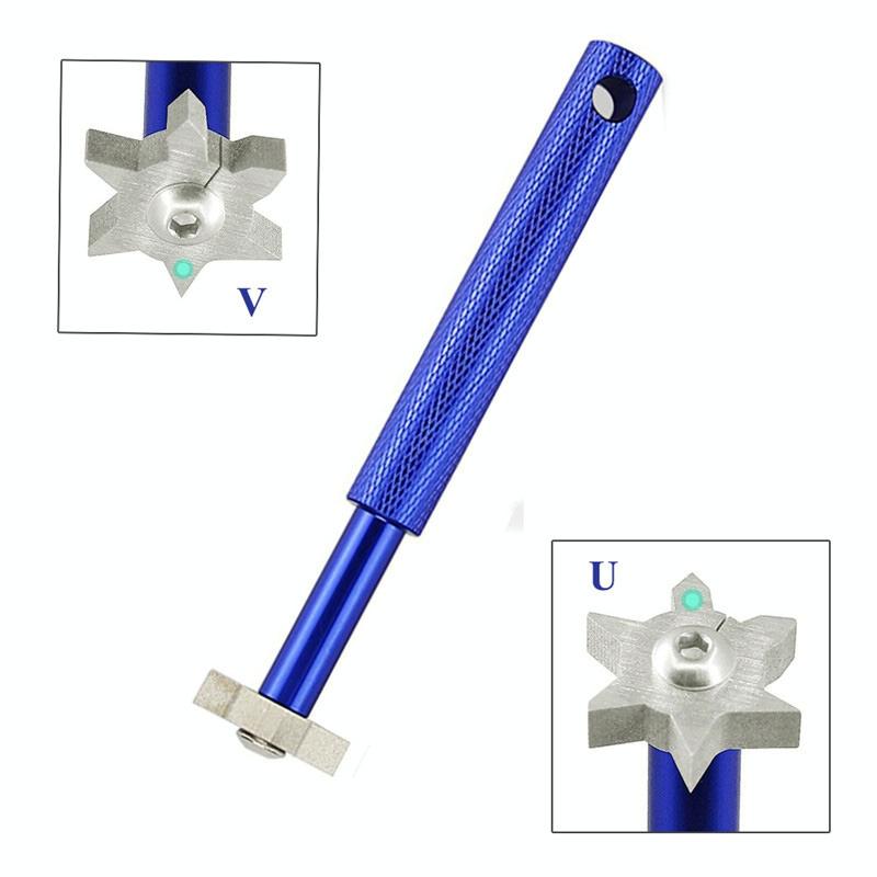 Sharpen your Wedges with Strong Golf Grooving Tool - Red