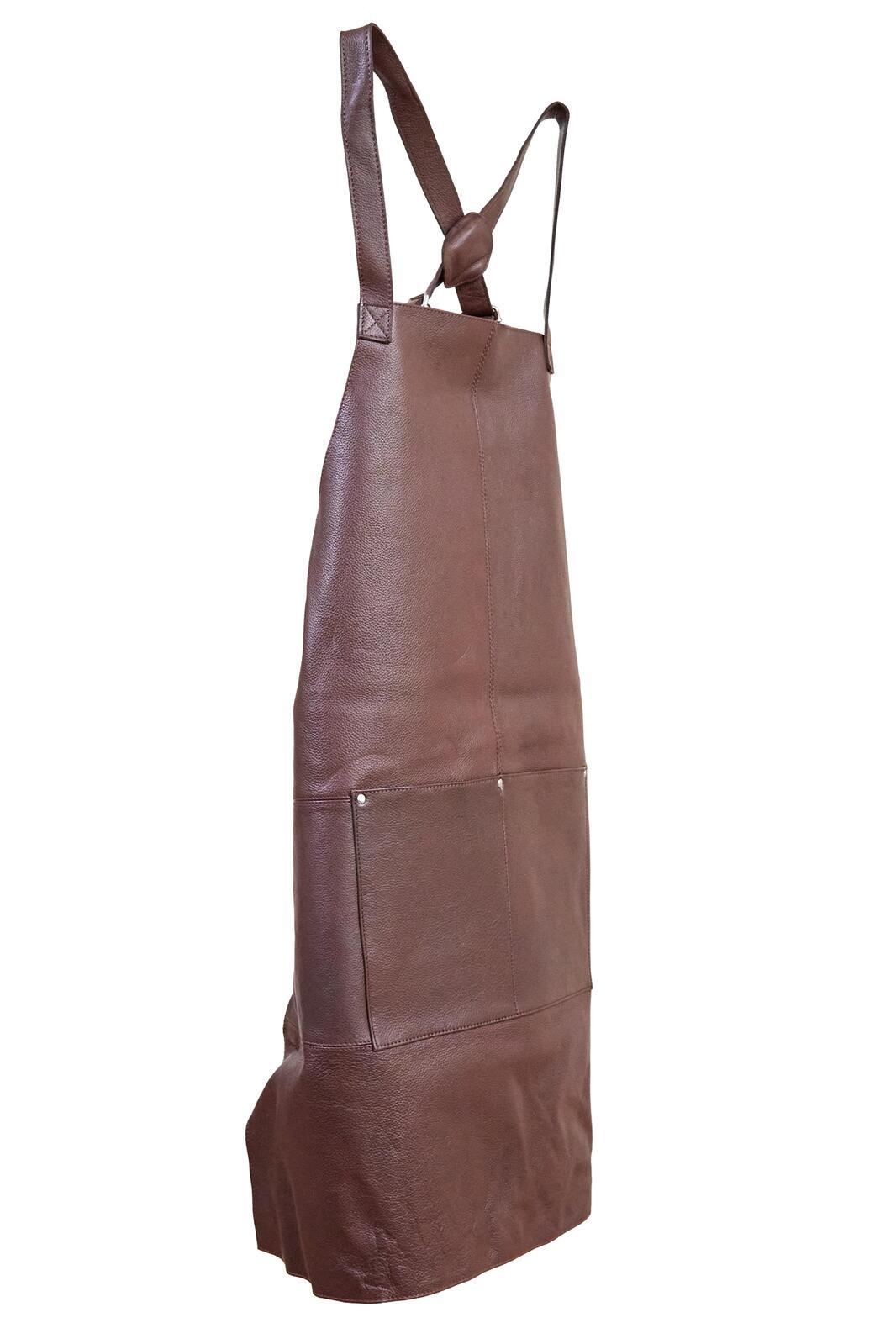 Pierre Cardin Professional Leather Apron - Brown
