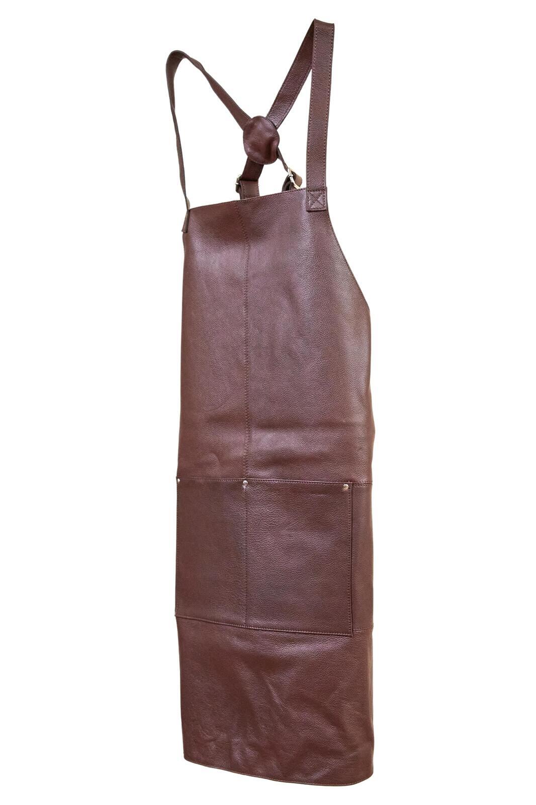 Pierre Cardin Professional Leather Apron - Brown