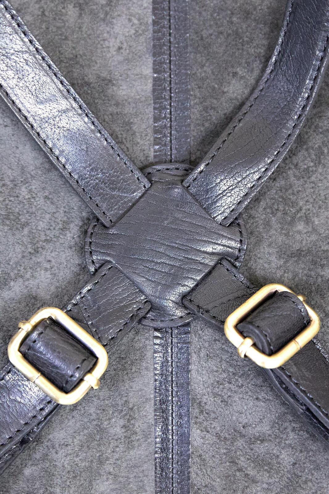 Pierre Cardin Professional Leather Apron - Black