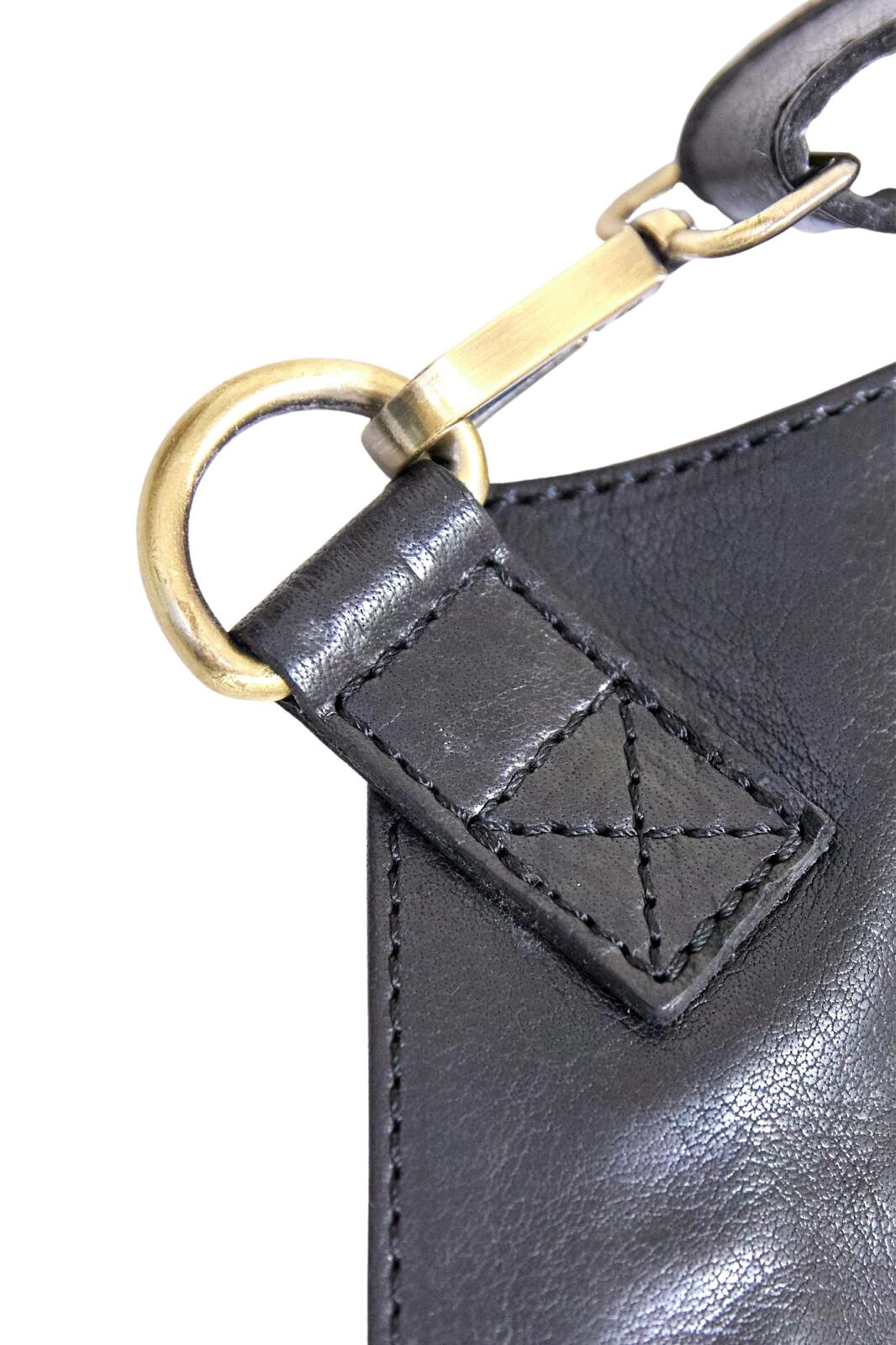 Pierre Cardin Professional Leather Apron - Black