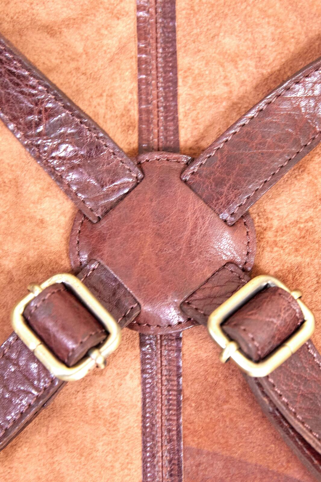 Pierre Cardin Professional Leather Apron - Chestnut