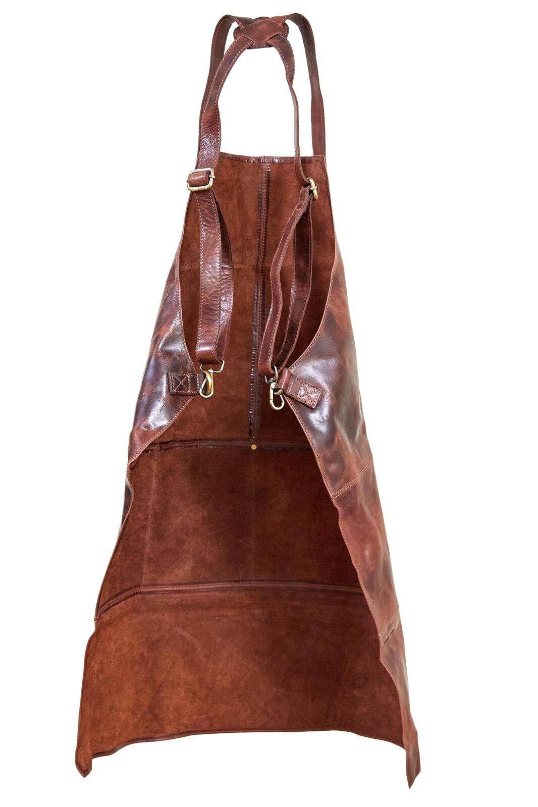 Pierre Cardin Professional Leather Apron - Cognac