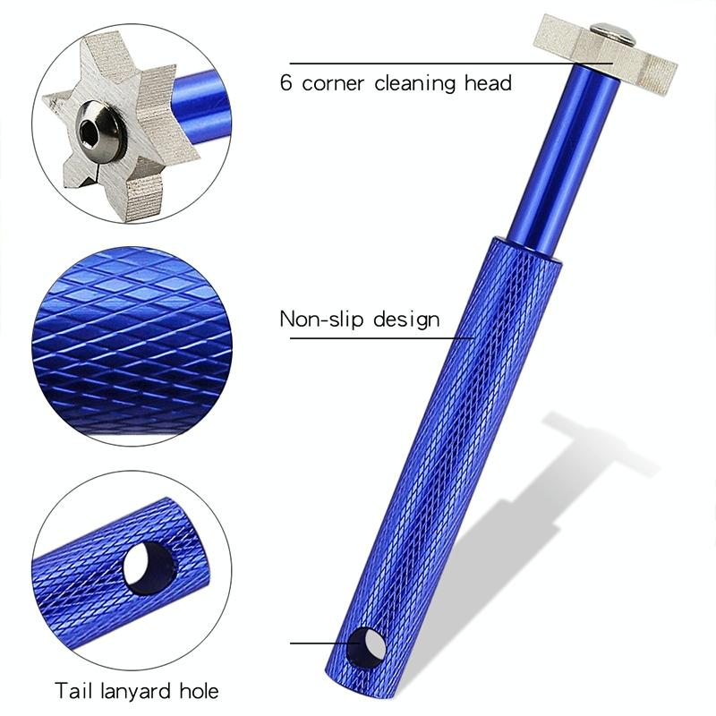 Sharpen your Wedges with Strong Golf Grooving Tool - Blue